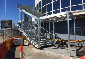 Steel Staircase for Sydney International Airport